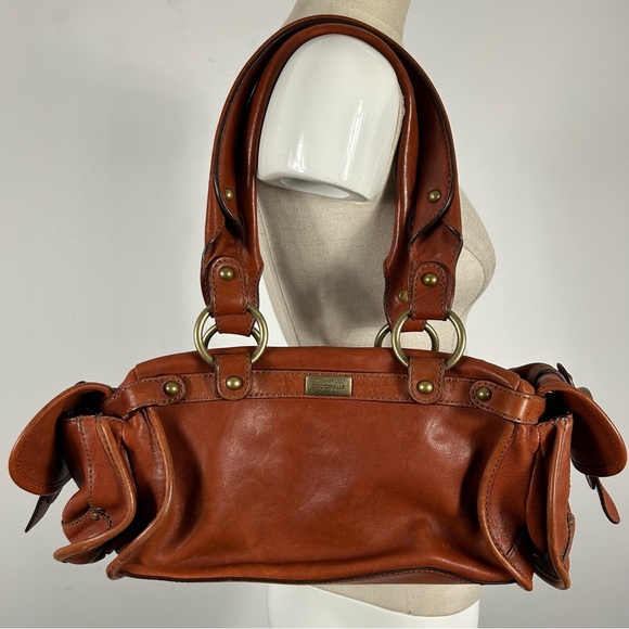 COCCINELLE Brown Leather Handbag - Picture 1 of 6